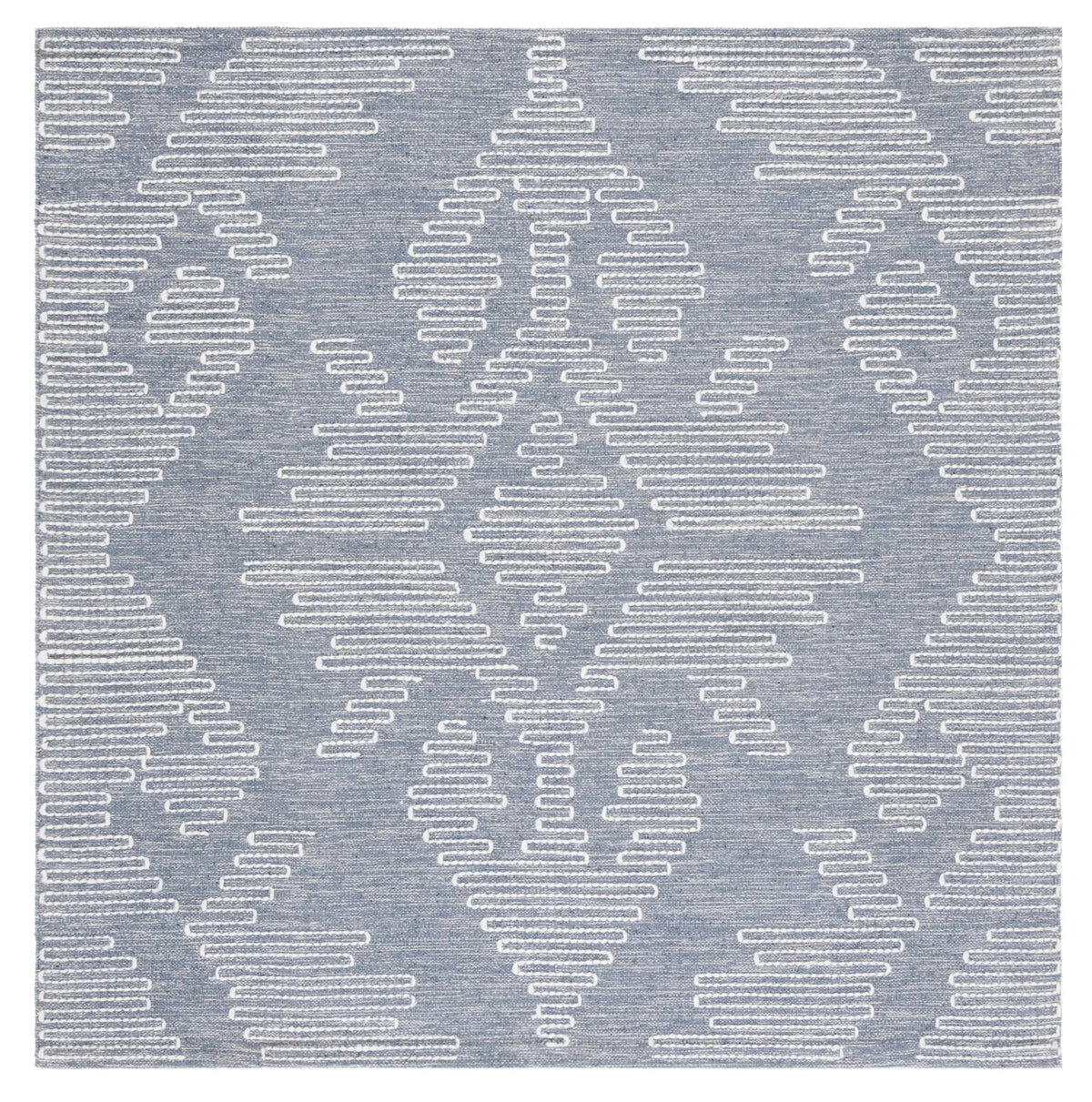 Safavieh Kilim 6'-0" x 6'-0" Rug in Blue / Ivory