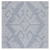 Safavieh Kilim 6'-0" x 6'-0" Rug in Blue / Ivory