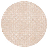 Safavieh Micro-Loop 5'-0" x 5'-0" Rug in Light Gold / Ivory