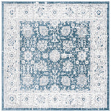Safavieh Layla 6'-7" x 6'-7" Rug in Blue / Ivory Grey