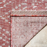 Safavieh Courtyard 5'-3" x 7'-7" Rug in Red / Beige
