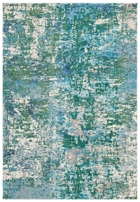Safavieh Madison 4'-0" x 6'-0" Rug in Green / Turquoise
