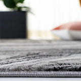 Safavieh Meadow 500 4'-0" x 6'-0" Rug in Black / Grey
