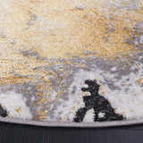 Safavieh Amelia 6'-7" x 6'-7" Rug in Charcoal / Gold