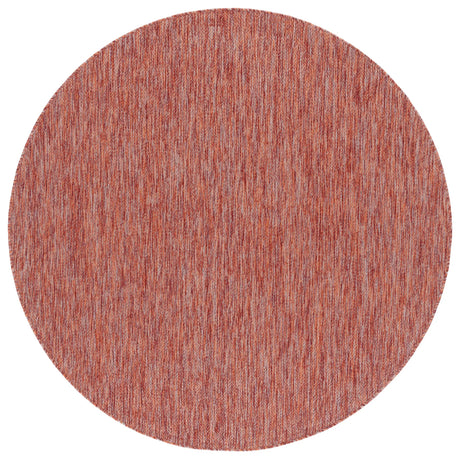 Safavieh Courtyard 5'-3" x 5'-3" Rug in Red / Red