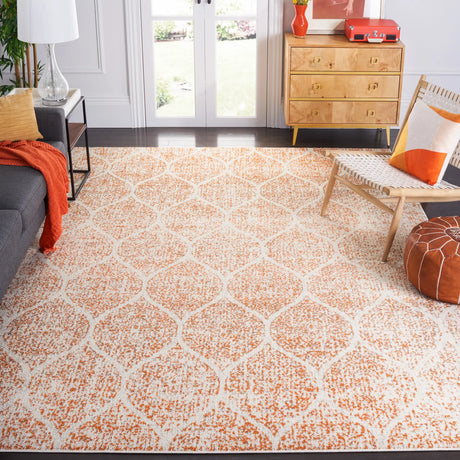 Safavieh Madison 10'-0" x 14'-0" Rug in Cream / Orange