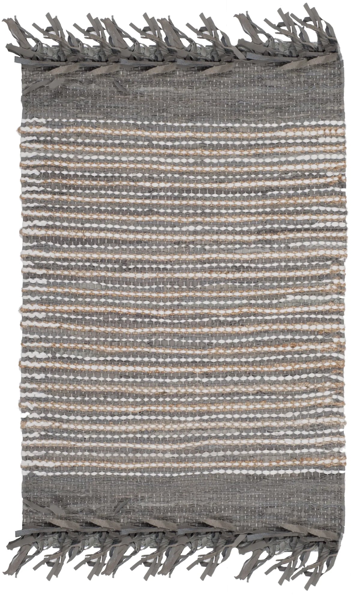 Safavieh Vintage Leather 2'-0" x 3'-0" Rug in Grey / Multi