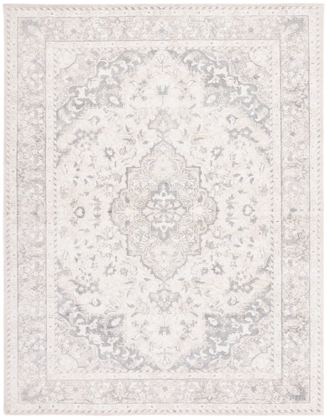 Safavieh Restoration Vintage 10'-0" x 14'-0" Rug in Grey / Ivory