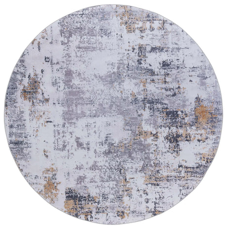 Safavieh Tacoma 6'-0" x 6'-0" Rug in Grey / Gold