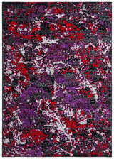 Safavieh Skyler 4'-0" x 6'-0" Rug in Black / Purple