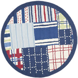 Safavieh Safavieh Kids 6'-0" x 6'-0" Rug in Blue / Multi