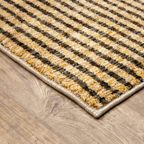 Oriental Weavers Strada Str10 Gold/ Multi Rug - corner detail