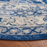 Safavieh Brentwood 6'-7" x 6'-7" Rug in Navy / Grey