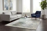 Dynamic Rugs Zen 8341 Grey/Blue Rugs - Room