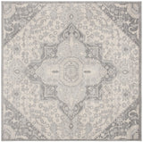 Safavieh Brentwood 6'-7" x 6'-7" Rug in Grey / Cream