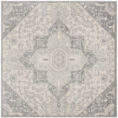 Safavieh Brentwood 6'-7" x 6'-7" Rug in Grey / Cream