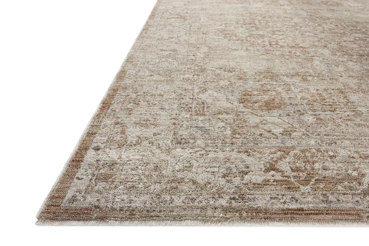 Loloi Tabitha Tai-01 Natural/Clay Rug - rug corner