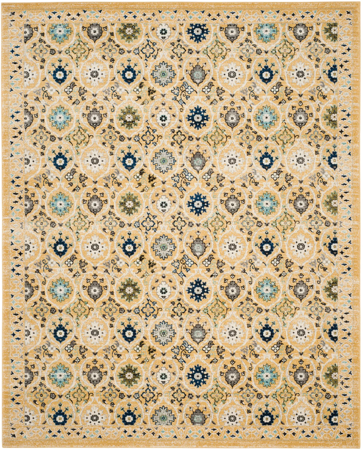 Safavieh Evoke 10'-0" x 14'-0" Rug in Gold / Ivory