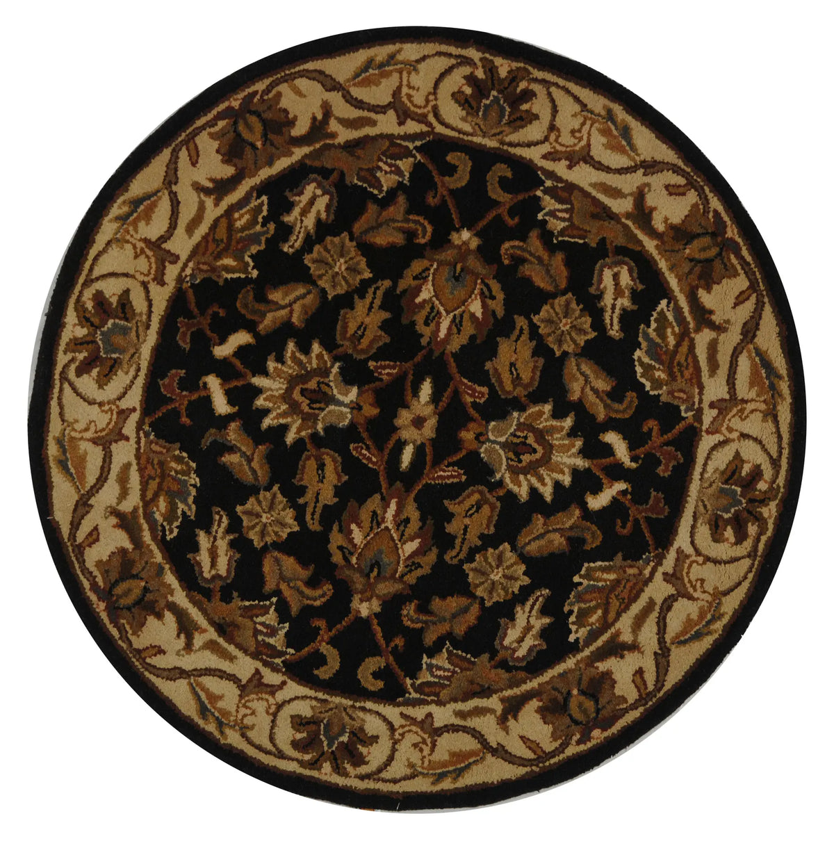 Safavieh Heritage 4'-0" x 4'-0" Rug in Dark Green / Gold