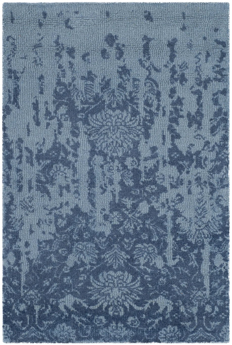 Safavieh Restoration Vintage 2'-0" x 3'-0" Rug in Blue / Dark Blue
