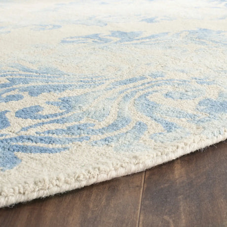 Safavieh Dip Dye 7'-0" x 7'-0" Rug in Beige / Blue