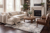 Dynamic Rugs Reverie 3545 Cream / Grey Rugs - Room