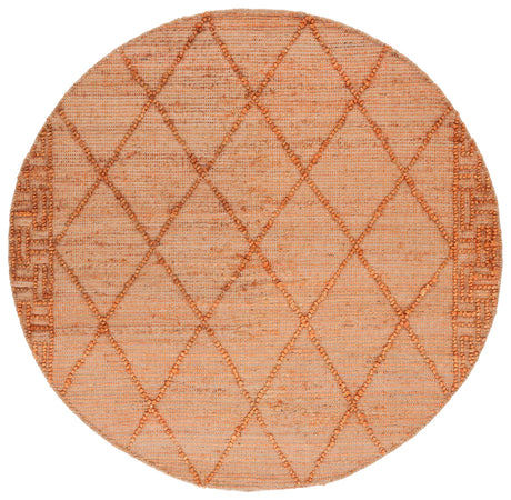 Safavieh Natural Fiber 6'-0" x 6'-0" Rug in Orange / Natural