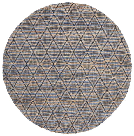 Safavieh Natural Fiber 6'-0" x 6'-0" Rug in Natural / Blue