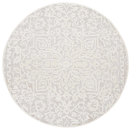 Safavieh Antiquity 6'-0" x 6'-0" Rug in Silver / Ivory