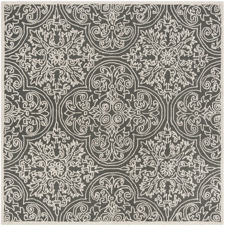 Safavieh Trace 6'-0" x 6'-0" Rug in Dark Grey / Light Grey