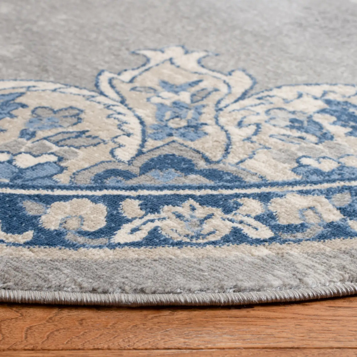 Safavieh Brentwood 5'-0" x 5'-0" Rug in Light Grey / Blue