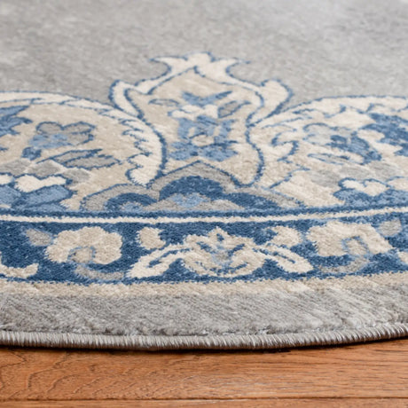 Safavieh Brentwood 5'-0" x 5'-0" Rug in Light Grey / Blue