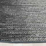 Safavieh Vintage Leather 6'-0" x 6'-0" Rug in Light Grey / Charcoal