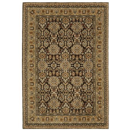 Oriental Weavers Sphinx Andorra 2431A Brown/ Gold Rug - main flat
