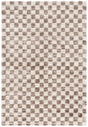 Safavieh Seattle Shag 900 4'-0" x 6'-0" Rug in Ivory / Brown