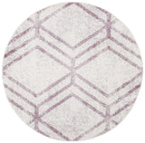 Safavieh Adirondack 6'-0" x 6'-0" Rug in Ivory / Plum