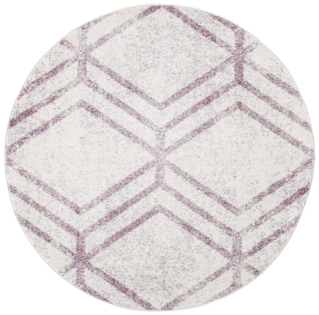 Safavieh Adirondack 6'-0" x 6'-0" Rug in Ivory / Plum