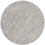 Safavieh Sgl-Laguna Shag 6'-7" x 6'-7" Rug in Silver