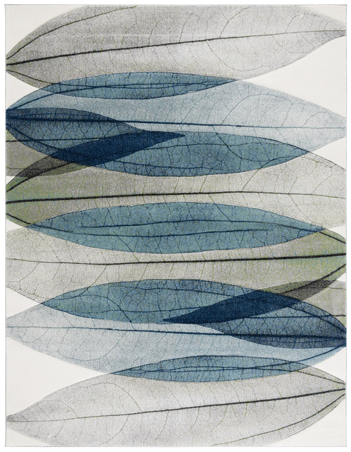 Safavieh Hollywood 10'-6" x 14'-0" Rug in Ivory / Blue Green