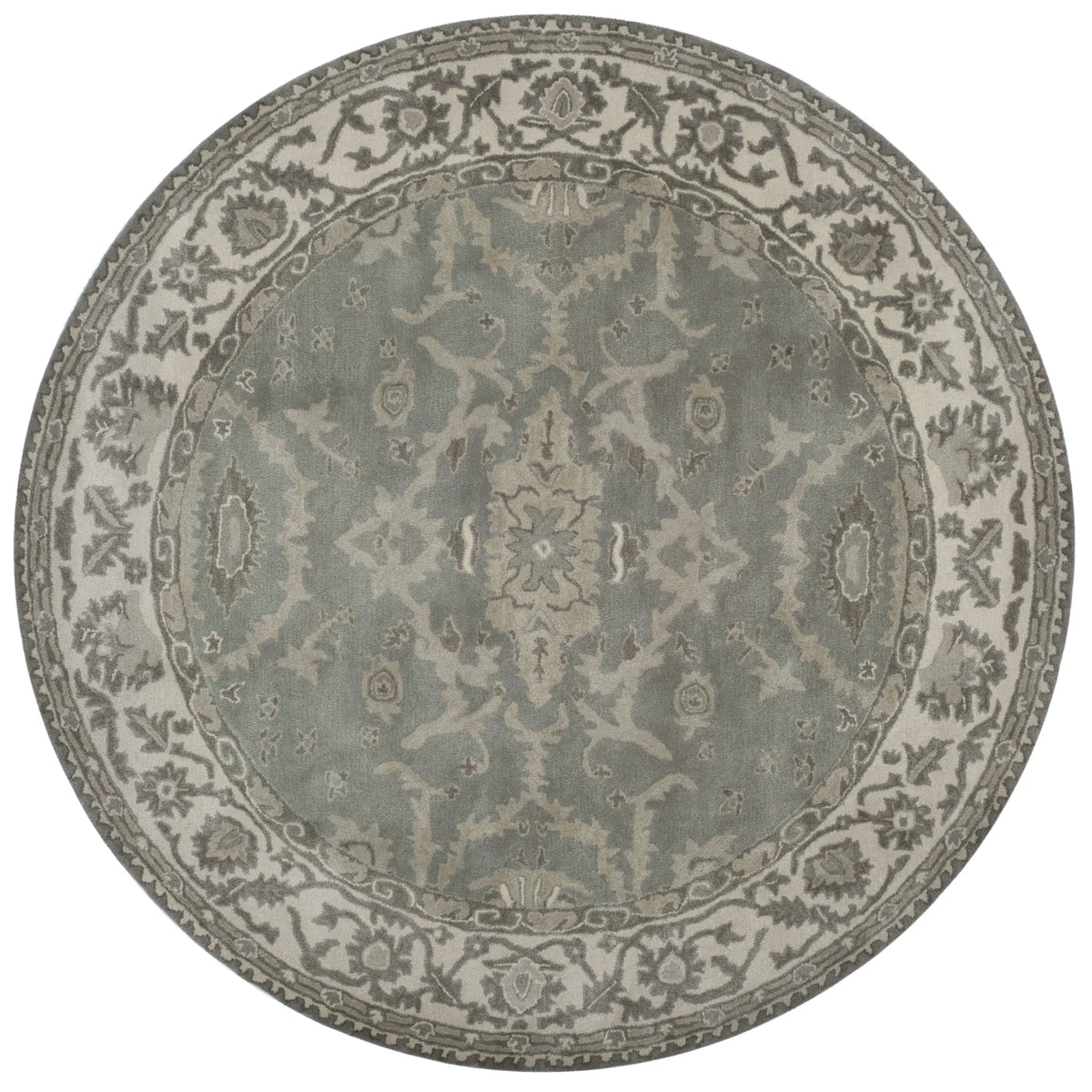 Safavieh Royalty 7'-0" x 7'-0" Rug in Grey / Cream