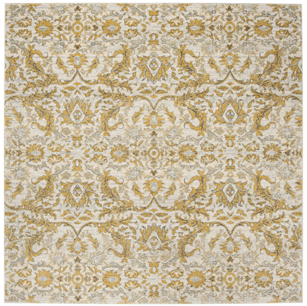 Safavieh Evoke 6'-7" x 6'-7" Rug in Ivory / Gold