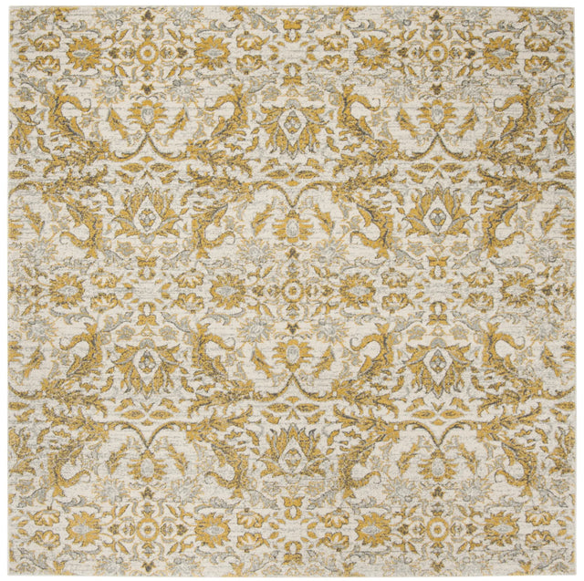 Safavieh Evoke 6'-7" x 6'-7" Rug in Ivory / Gold