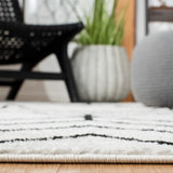 Safavieh Adirondack 4'-0" x 6'-0" Rug in Light Grey / Black