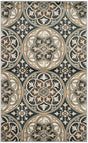 Safavieh Lyndhurst 3'-3" x 5'-3" Rug in Slate Blue / Beige