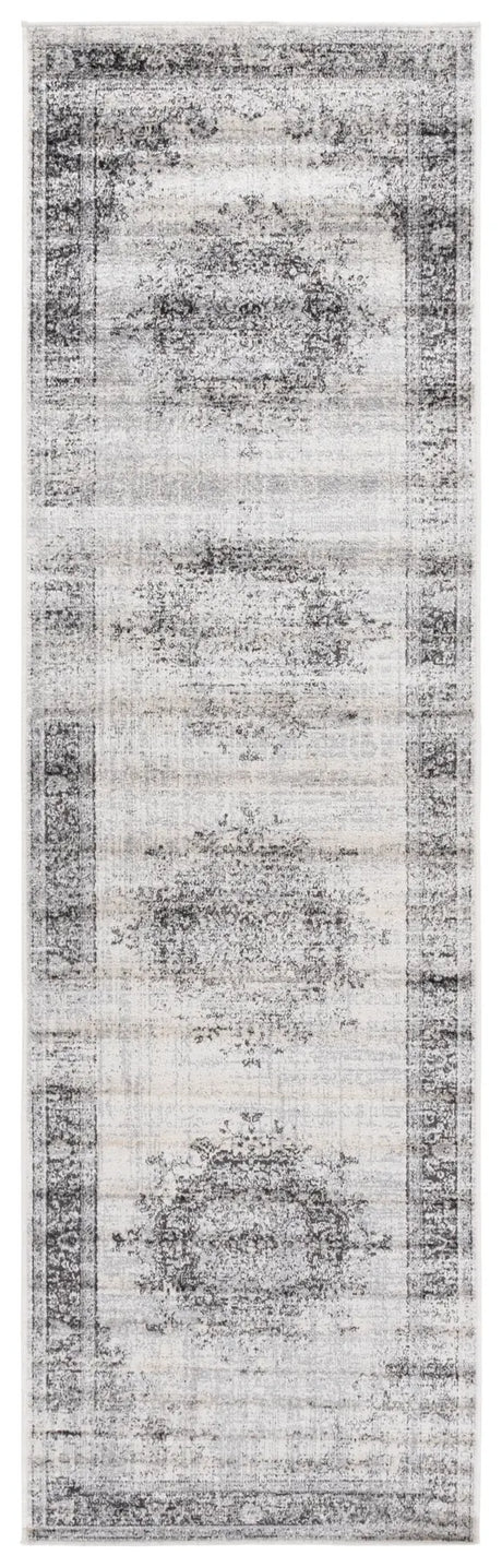 Safavieh Atlas 2'-2" x 7'-0" Rug in Ivory / Grey