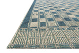 Loloi Mika Mik-08 Blue / Ivory Rugs - rug corner