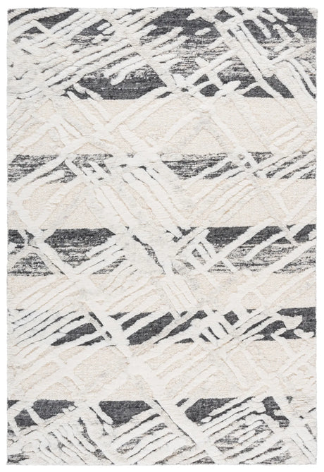 Safavieh Tribeca 6'-0" x 9'-0" Rug in Grey / Ivory