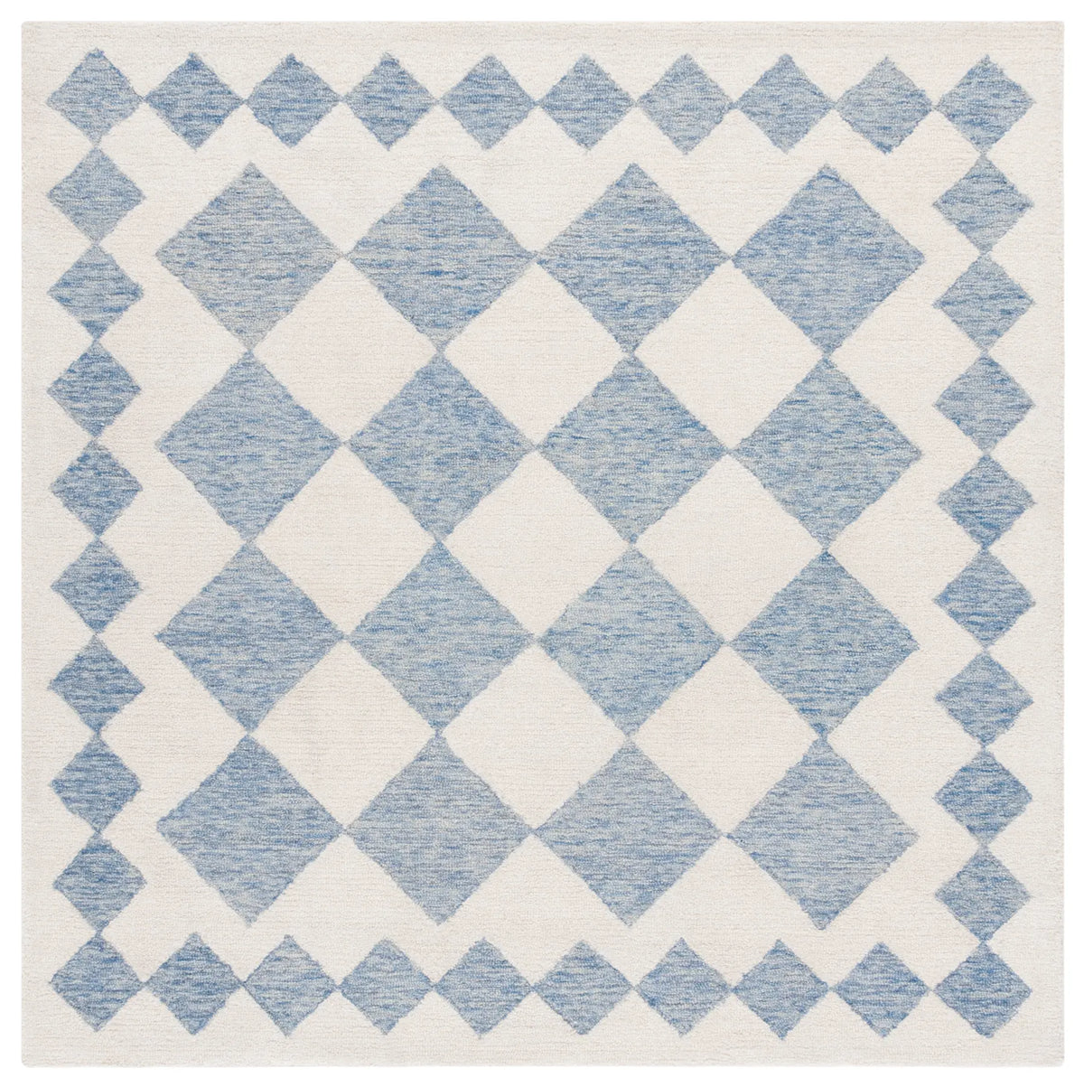 Safavieh Ebony 6'-0" x 6'-0" Rug in Blue / Ivory