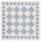 Safavieh Ebony 6'-0" x 6'-0" Rug in Blue / Ivory