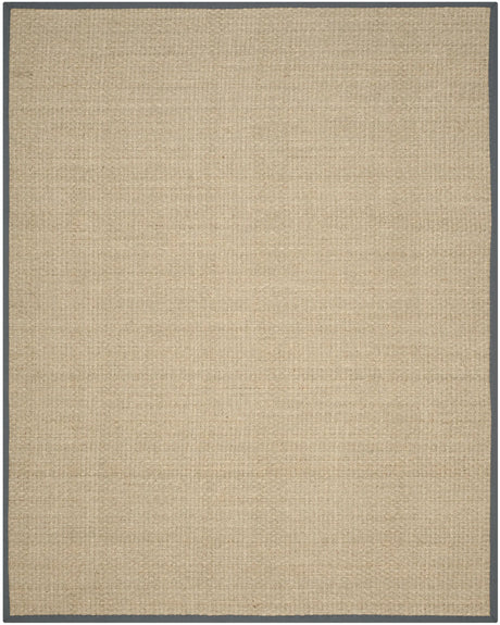 Safavieh Natural Fiber 10'-0" x 14'-0" Rug in Natural / Dark Grey